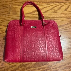 Embossed Red Women's  Bag